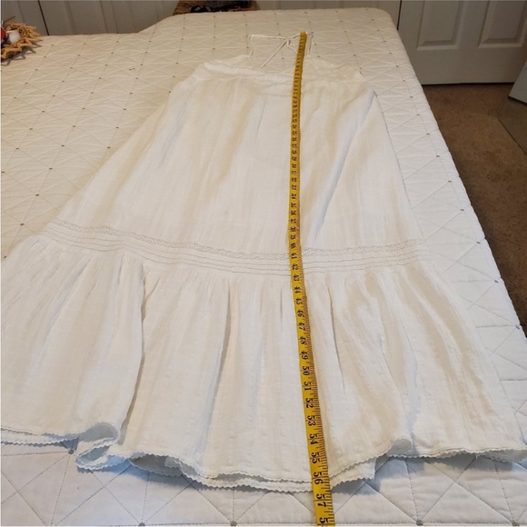 Aerie | White Strappy Maxi Dress | Size Large - Picture 8 of 9